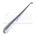 Brun (Spratt) Curette, Size 4, Angled Forward, Oval Cup, Hollow Handle, Overall Length 6-3/4" (171mm) - D6525A
