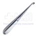 Brun (Spratt) Curette, Size 5, Angled Forward, Oval Cup, Hollow Handle, Overall Length 6-3/4" (171mm) - D6529A