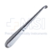 Brun (Spratt) Curette, Size 6, Angled Forward, Oval Cup, Hollow Handle, Overall Length 6-3/4" (171mm) - D6531A
