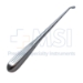 Brun (Spratt) Curette, Size 3, Angled 45 Degrees, Oval Cup, Hollow Handle, Overall Length 9" (229mm) - D9115