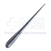 Brun (Spratt) Curette, Size 0, Straight, Oval Cup, Hollow Handle, Overall Length 9" (229mm) - D6565