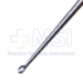 Bruns (Spratt) Curette, Size 6, Straight, Oval Cup, Hollow Handle, Overall Length 9" (229mm) - D6571