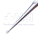 Bruns (Spratt) Curette, Size 2, Straight, Oval Cup, Hollow Handle, Overall Length 6-3/4" (171mm) - D6521