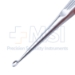 Bruns (Spratt) Curette, Size 4, Straight, Oval Cup, Hollow Handle, Overall Length 6-3/4" (171mm) - D6525