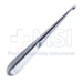 Bruns (Spratt) Curette, Size 4, Straight, Oval Cup, Hollow Handle, Overall Length 6-3/4" (171mm) - D6525