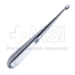 Bruns (Spratt) Curette, Size 5, Straight, Oval Cup, Hollow Handle, Overall Length 6-3/4" (171mm) - D6529