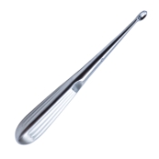 Bruns (Spratt) Curette, Size 5, Straight, Oval Cup, Hollow Handle, Overall Length 6-3/4" (171mm) 