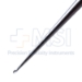 Bruns (Spratt) Curette, Size 0000, Angled 45 Degrees, Oval Cup, Hollow Handle, Overall Length 9" (229mm) - N-1366SEC