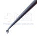 Bruns (Spratt) Curette, Size 000, Angled 45 Degrees, Oval Cup, Hollow Handle, Overall Length 9" (229mm) - N-1370SEC
