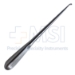 Bruns (Spratt) Curette, Size 00, Angled 45 Degrees, Oval Cup, Hollow Handle, Overall Length 9" (229mm) - D9111