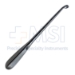 Bruns (Spratt) Curette, Size6, Angled 45 Degrees, Oval Cup, Hollow Handle, Overall Length 9" (229mm) - D9118
