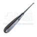 Bruns (Spratt) Curette, Size 00, Straight, Oval Cup, Hollow Handle, Overall Length 9" (229mm) - D9121