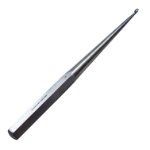 Bruns Curette, Curved, Size 1, Hexagon Handle, Overall Length 9" (229mm) 