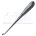 Bruns Spinal Curette, Size 2, Angled, Oval Cup, Overall Length 8" (203mm) - 351102J