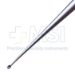 Bruns Spinal Curette, Size 000, Straight, Oval Cup, Overall Length 8" (203mm) - 351183J