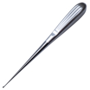 Bruns Spinal Curette, Size 00000, Straight, Oval Cup, Overall Length 8" (203mm) 