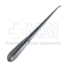 Bruns Spinal Curette, Size 00, Oval Cup, Angled, Overall Length 8" (2,0,3mm) - 342163C