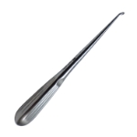 Bruns Spinal Curette, Size 00, Oval Cup, Angled, Overall Length 8" (2,0,3mm) 