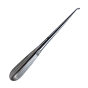 Bruns Spinal Curette, Size 00, Oval Cup, Angled, Overall Length 8" (2,0,3mm) 