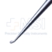 Bruns Spinal Curette, Size 000, Angled, Oval Cup, Overall Length 8" (203mm) - 342162C