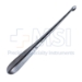 Bruns Spinal Curette, Size 3, Angled, Oval Cup, Overall Length 8" (203mm) - 342167C