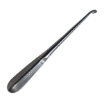 Bruns Spinal Curette, Size 4, Angled, Oval Cup, Overall Length 8" (203mm) 