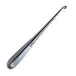Bruns Spinal Curette, Size 5, Angled, Oval Cup, Overall Length 8" (203mm) 
