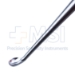 Bruns Spinal Curette, Size 6, Straight, Oval Cup, Overall Length 8" (203mm) - 342160C