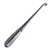 Bruns Spinal Curette, Size 6, Straight, Oval Cup, Overall Length 8" (203mm) 