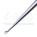 Bruns Spinal Curette, Size 0, Oval Cup, Straight, Overall Length 8" (2,0,3mm) - 342154C