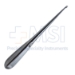 Bruns Spinal Curette, Size 0, Oval Cup, Straight, Overall Length 8" (2,0,3mm) - 342154C