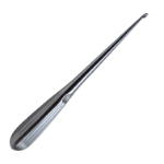 Bruns Spinal Curette, Size 0, Oval Cup, Straight, Overall Length 8" (2,0,3mm) 