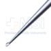 Bruns Spinal Curette, Size 00, Oval Cup, Straight, Overall Length 8" (2,0,3mm) - 342153C