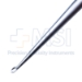 Bruns Spinal Curette, Size 000, Straight, Oval Cup, Overall Length 8" (203mm) - 342152C