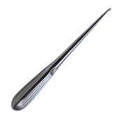 Bruns Spinal Curette, Size 000, Straight, Oval Cup, Overall Length 8" (203mm) 