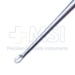 Bruns Spinal Curette, Size 2, Oval Cup, Straight, Overall Length 8" (2,0,3mm) - 342156C