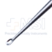 Bruns Spinal Curette, Size 3, Straight, Oval Cup, Overall Length 8" (203mm) - 342157C