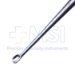 Bruns Spinal Curette, Size 5, Straight, Oval Cup, Overall Length 8" (203mm) - 342159C