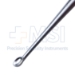 Bruns Spinal Curette, Size 6, Straight, Oval Cup, Overall Length 8" (203mm) - 342150C