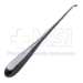 Bruns Spinal Fusion Curette, Size 0, Curved, Oval Cup, Overall Length 9" (229mm) - 91295390