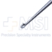 Bruns Spinal Fusion Curette, Size 00, Straight, Oval Cup, Overall Length 9" (229mm) - 91295342