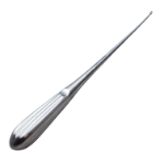 Bruns Spinal Fusion Curette, Size 0000, Straight, Oval Cup, Overall Length 9" (229mm) 