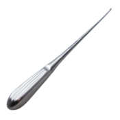Bruns Spinal Fusion Curette, Size 0000, Straight, Oval Cup, Overall Length 9" (229mm) 