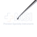 Bruns Spinal Fusion Curette, Size 00000, Curved, Oval Cup, Overall Length 9" (229mm) - 91295360