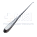 Bruns Spinal Fusion Curette, Size 00000, Curved, Oval Cup, Overall Length 9" (229mm) - 91295360