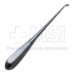 Bruns Spinal Fusion Curette, Size 1, Curved, Oval Cup, Overall Length 9" (229mm) - 91295391