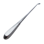 Bruns Spinal Fusion Curette, Size 2, Curved, Oval Cup, Overall Length 9" (229mm) 