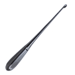 Bruns Spinal Fusion Curette, Size 3, Straight, Oval Cup, Overall Length 9" (229mm) 