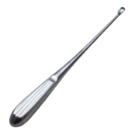 Bruns Spinal Fusion Curette, Size 4, Straight, Oval Cup, Overall Length 9" (229mm) 