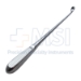 Bruns Spinal Fusion Curette, Size 5, Curved, Oval Cup, Overall Length 9" (229mm) - 91295395